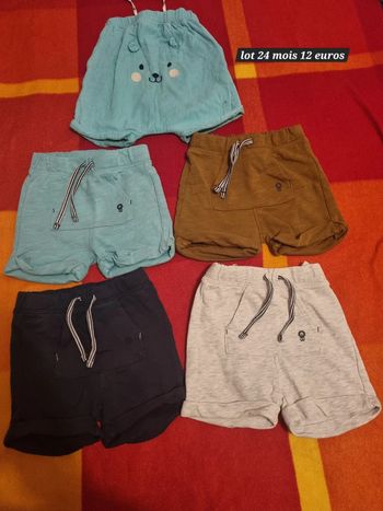 Lot de short