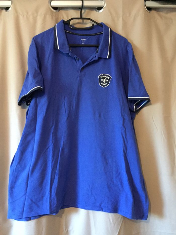 Polo homme bleu