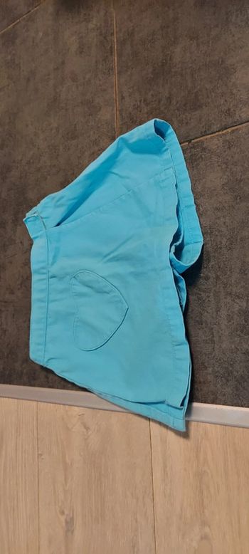 Jupe short turquoise In Extenso, taille 4 ans