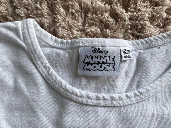 Lot de 2 maillot de corps Minnie 6 ans - photo numéro 3