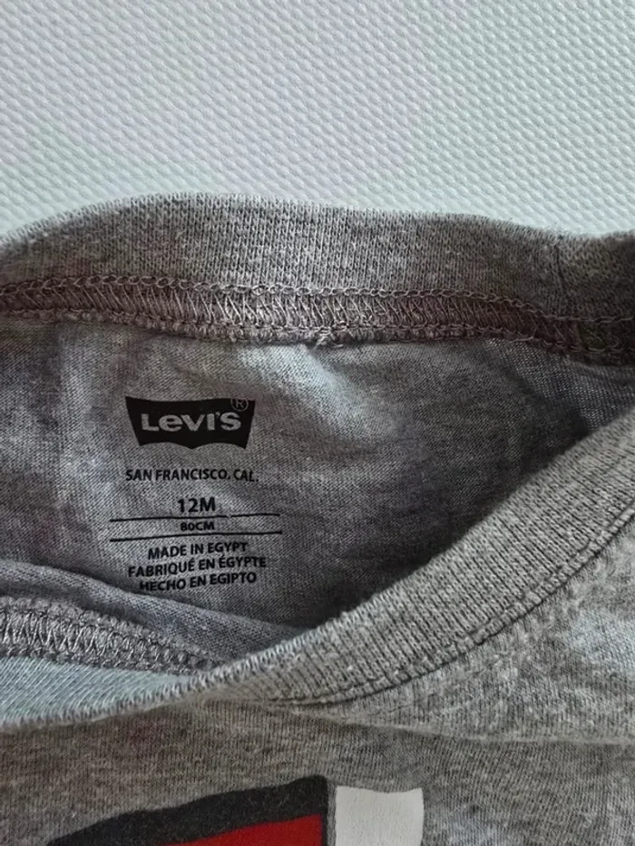 Tee shirt Levi's gris - photo numéro 2