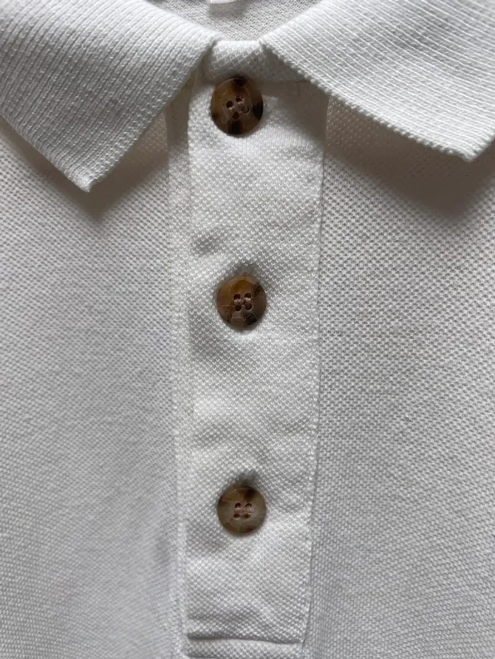 Iceberg vintage white polo Mickey Mouse Walt Disney Land Womens M made in Italy 🇮🇹 - photo numéro 4