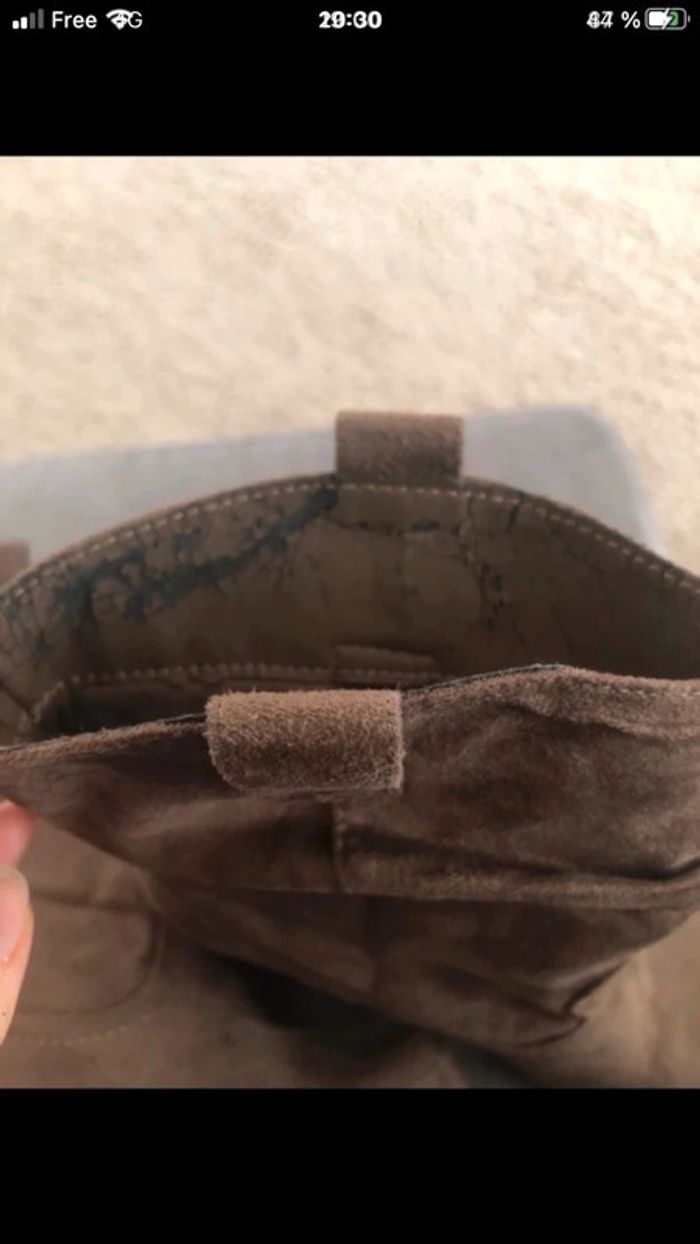 Bottines taille 37 avec talons - photo numéro 7