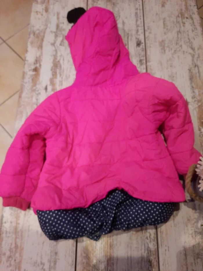 Blouson molontonné rose et a pois Minnie - photo numéro 2