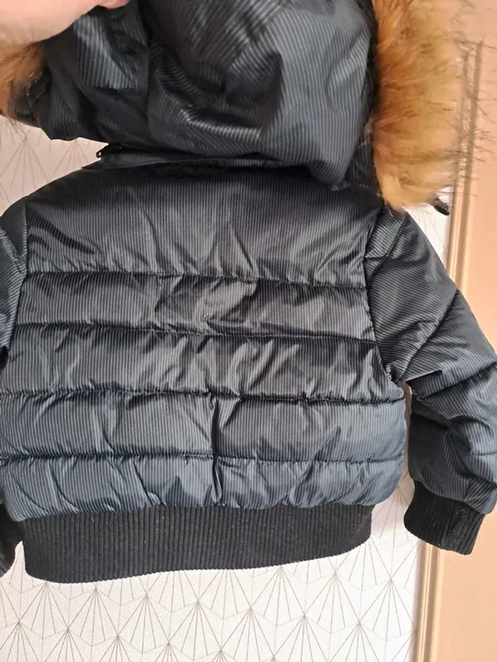 Manteau garçon comme neuf chaud quasi pas porté nevada baby 24 mois - photo numéro 4