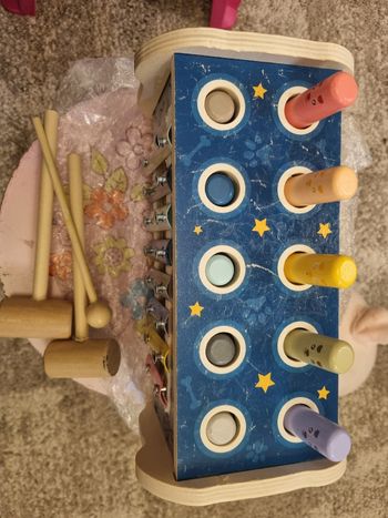 Jeux de marteau et xylophone en bois