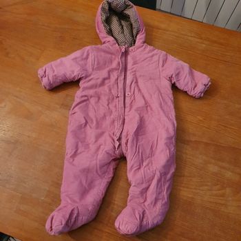 Combinaison fille 6 mois rose