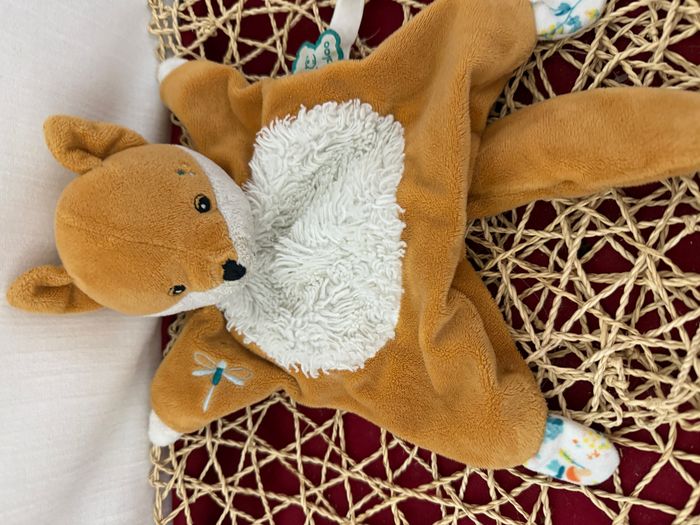Doudou renard plat kaloo les fripons - photo numéro 2
