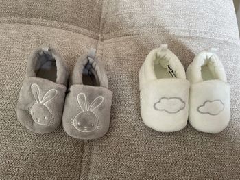 Lot 2 paires chaussons