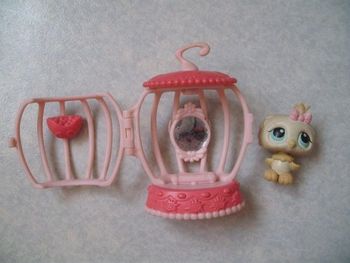 Littlest PetShop cage à oiseau + oiseau