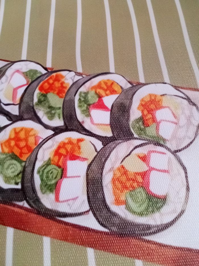 AFFICHE POSTER TOILE A4 GIMBAP COREE - photo numéro 3