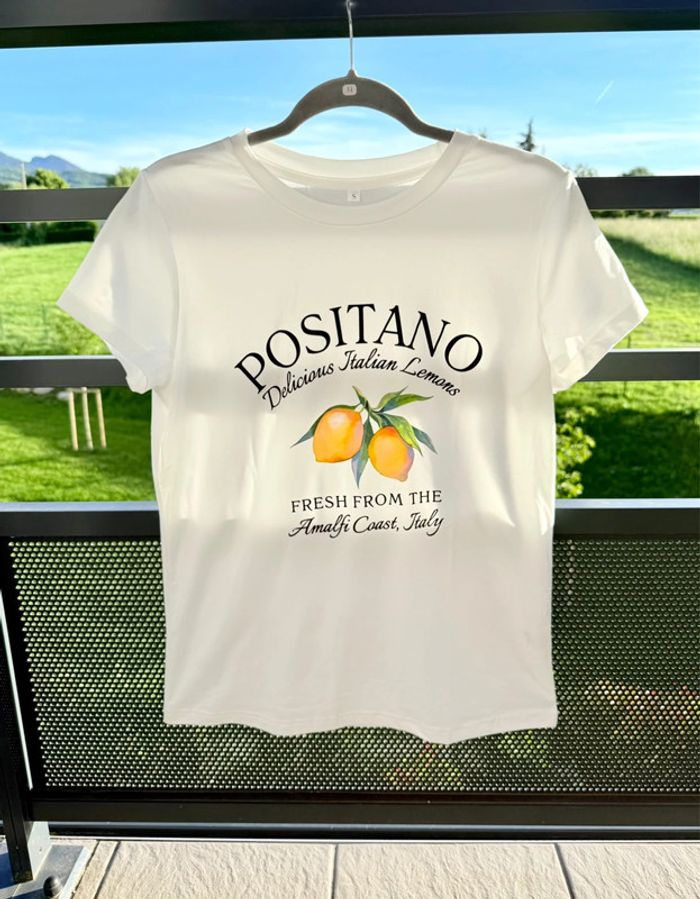 T-shirt blanc Amalfi vibes