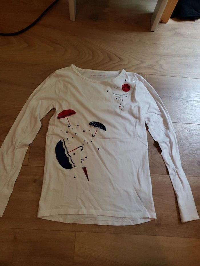 T-shirt à manches longues taille 12 ans Gémo