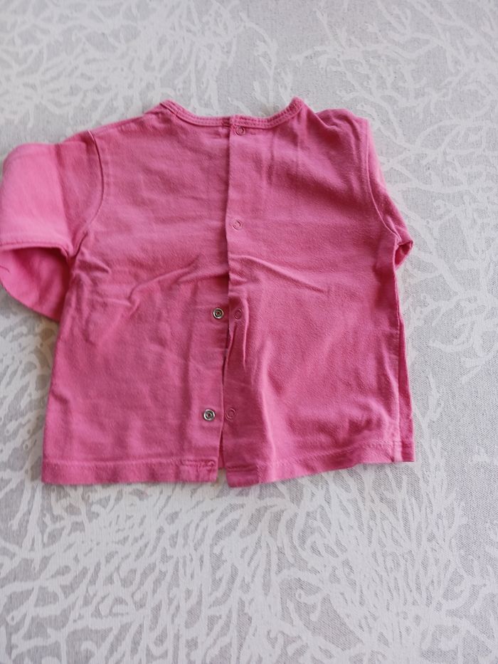 Lot 3 t shirt ml 6 mois fille - photo numéro 4