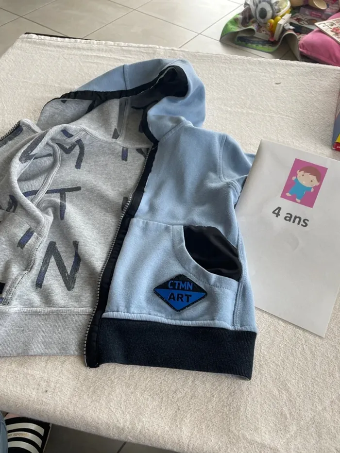 Veste réversible, catimini quatre ans