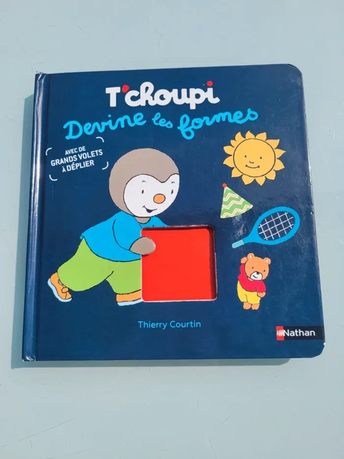 Très beau livre 🔵 T'choupi Devine les formes 🟥 avec volets à déplier - photo numéro 2