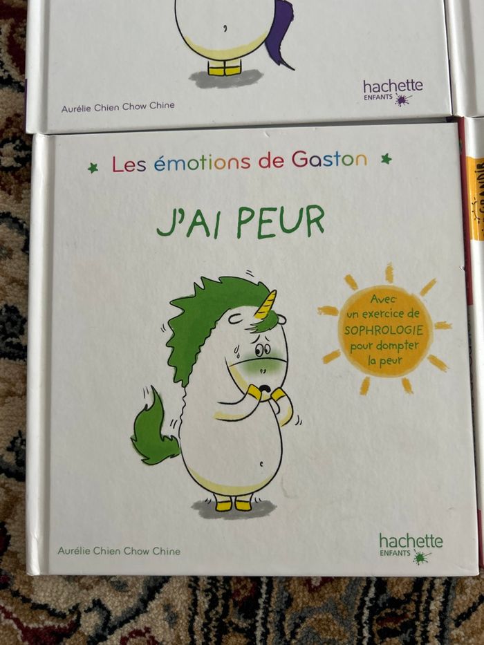 Lot de 4 livres Les Émotions de Gaston - photo numéro 2