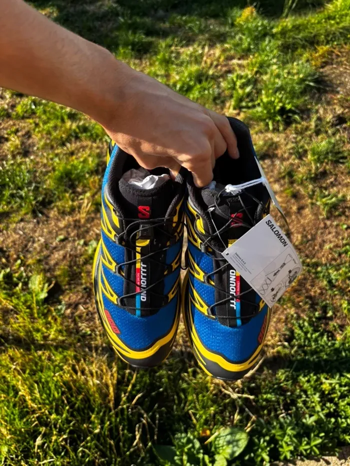 Salomon XT-6 JJJound Nautical Blue Lemon Black 🍋 - Taille 44 - photo numéro 4