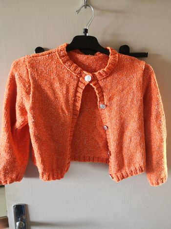 Gilet orange et argent