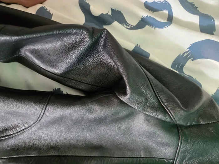 Blouson en cuir veritable giovanni taille 1 pour femme jamais porté - photo numéro 11