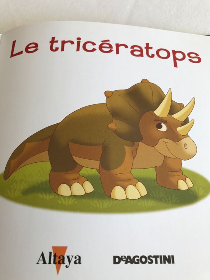 Livre Le Tricératops - photo numéro 2