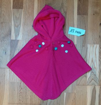 Poncho fille 18 mois