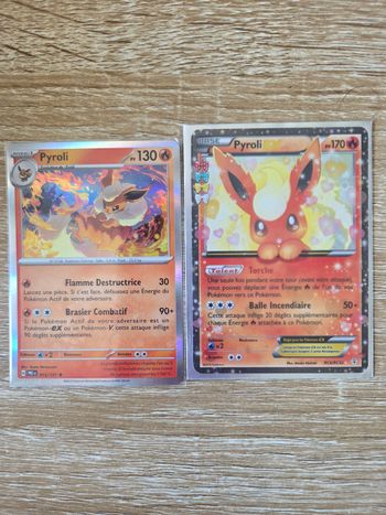 Lot de Cartes Pokémon Pyroli 