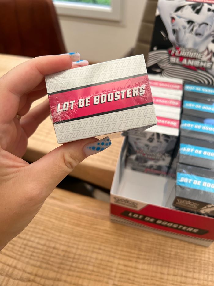 Bundle Pokémon 6 boosters neuf scellés foudre noire flamme blanche 10.5 - photo numéro 2