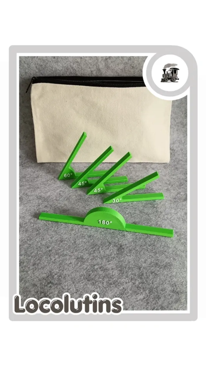 🚂 Outils géométrie ▪ mesure des angles avec trousse