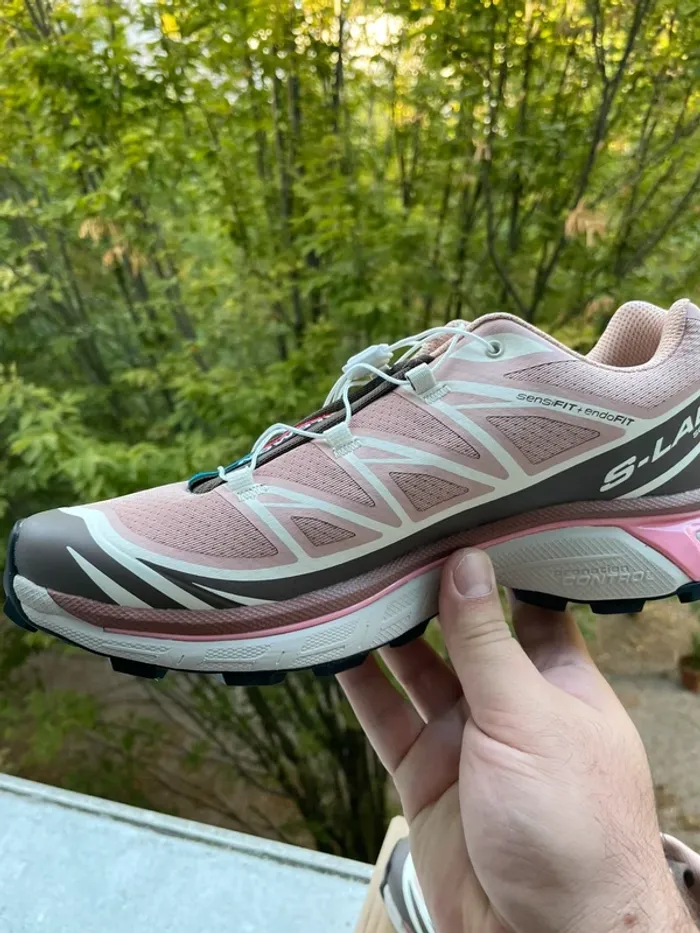 Salomon XT 6 Mahogany Rose / Earth Brown / Flamingo Pink - photo numéro 3