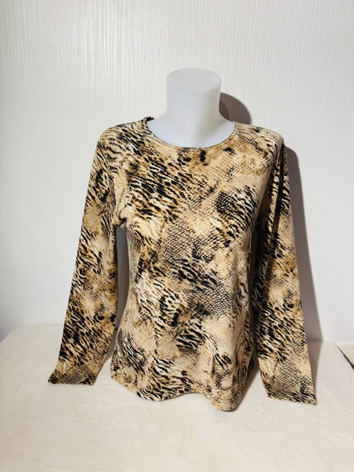 Pull léger femme Boutique Bohème motif animal - Taille M