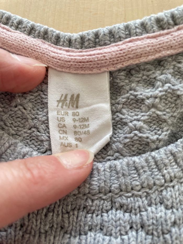 Lot de 2 pulls fille 9 mois - photo numéro 2