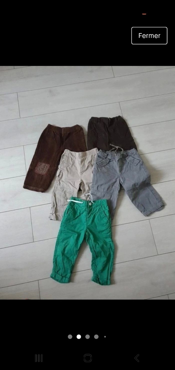 Lot pantalons 18 mois