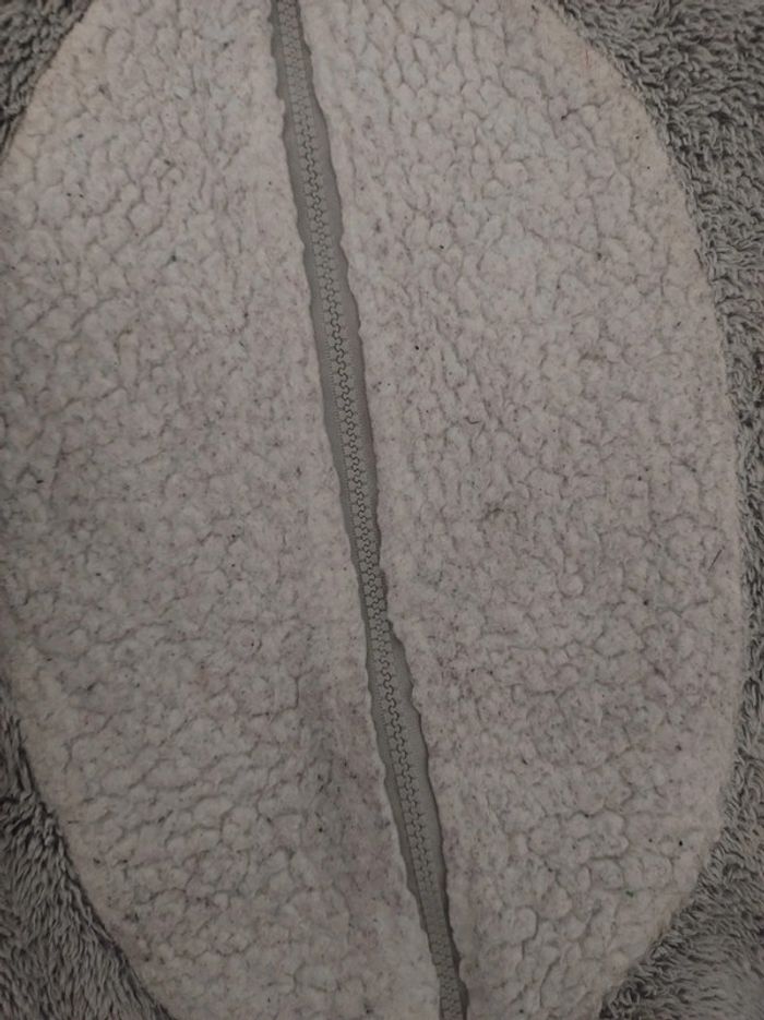 Veste polaire d'intérieur chat La halle - photo numéro 3