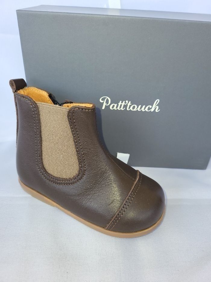 Bottines en cuir marron Point 20 Made in 🇨🇵