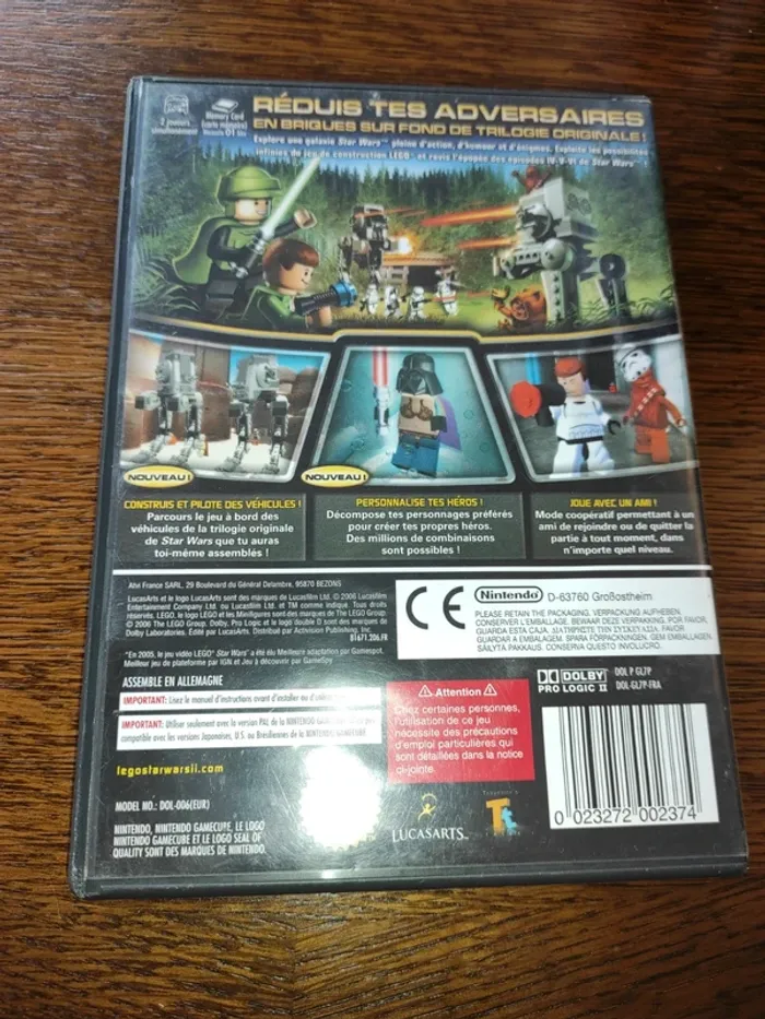 Lego star wars nintendo GameCube - photo numéro 2