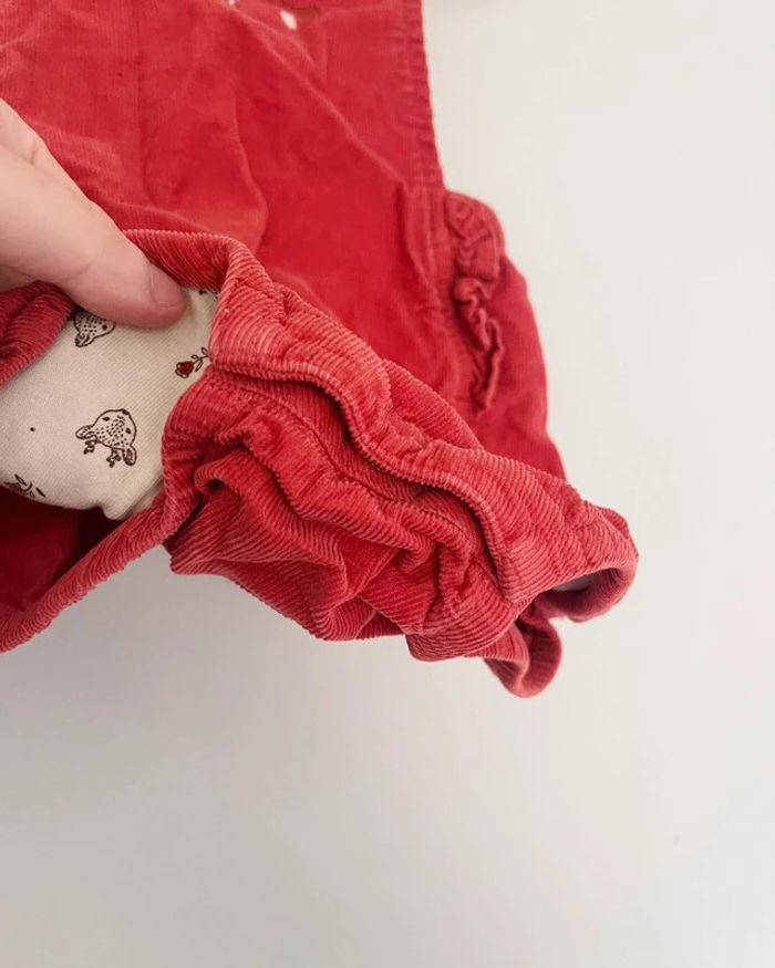 Ensemble barboteuse rouge + veste sans manches assorti 12 mois - Sergent Major - photo numéro 7