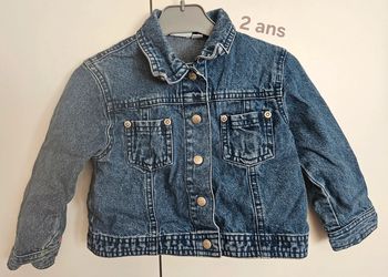 👖 Veste en jean fille OKIDS - Taille 2 ans (86 cm) 👖