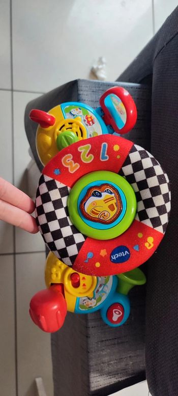 Mon baby Volant tut tut bolide jouet a accrocher poussette parc chaise haute