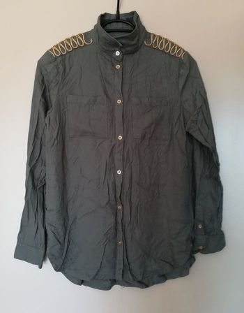 Chemise Kaki/Dorée 11/ 12Ans