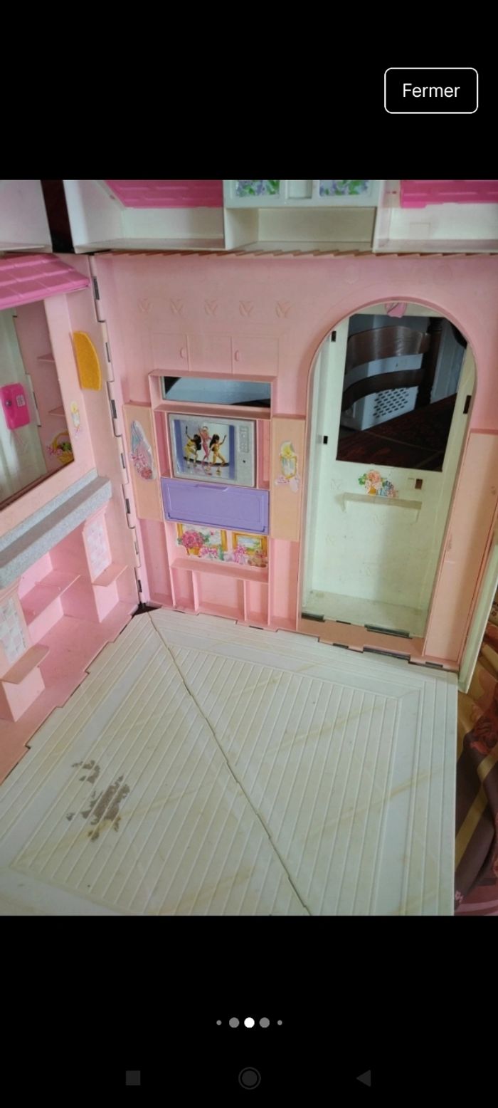 Maison barbie Mattel pliable vintage - photo numéro 4