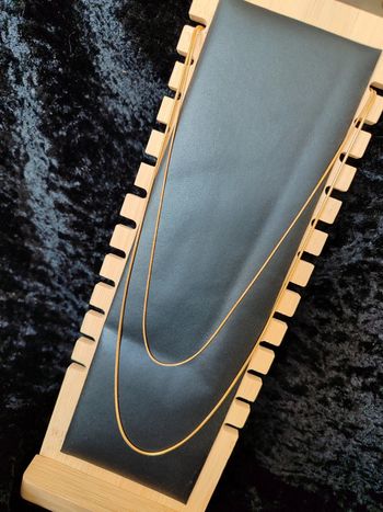 Collier double chaine