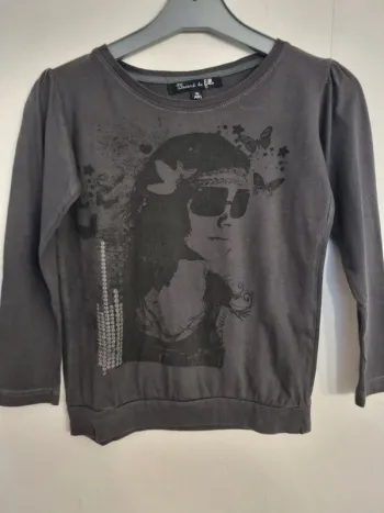 T-shirt Placard de Fille