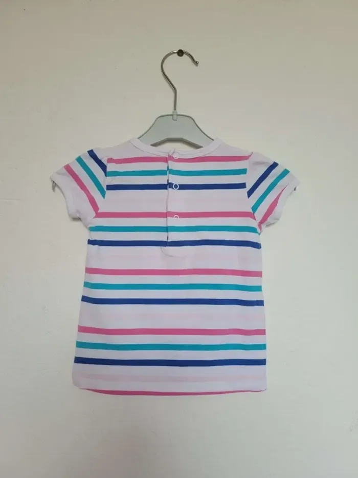 t-shirt bébé fille 9 mois Little Marcel - photo numéro 2