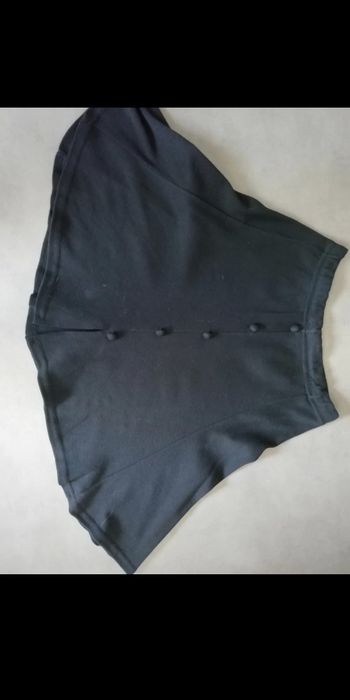 Mini Jupe trapèze fluide noire