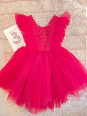 Robe rouge Noël Tape à l'œil 3 ans