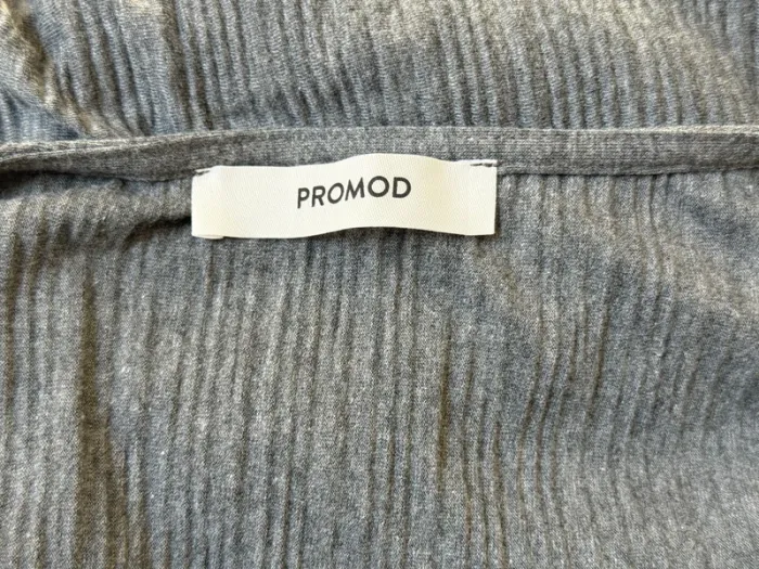 Superbe pull Promod gris doux cache cœur 🌸 L 40 42 - photo numéro 7