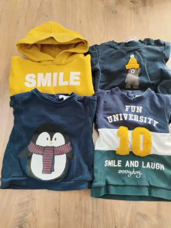 Lot de 4 sweat pull 24 mois