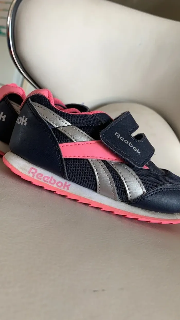 Baskets fille Reebok - Rose et bleu - photo numéro 5