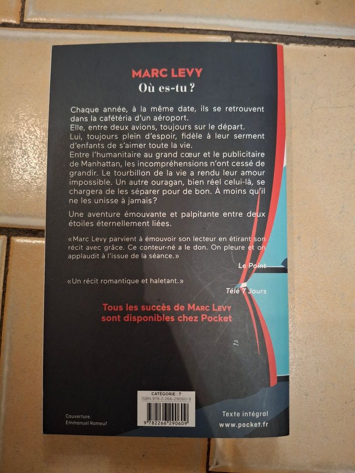 Où es-tu Marc Lévy - photo numéro 2